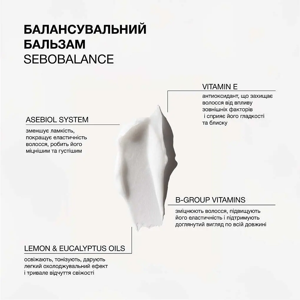 Бальзам для волосся Triology. Sebobalance балансувальний для схильного до жирності 200 мл - фото 3