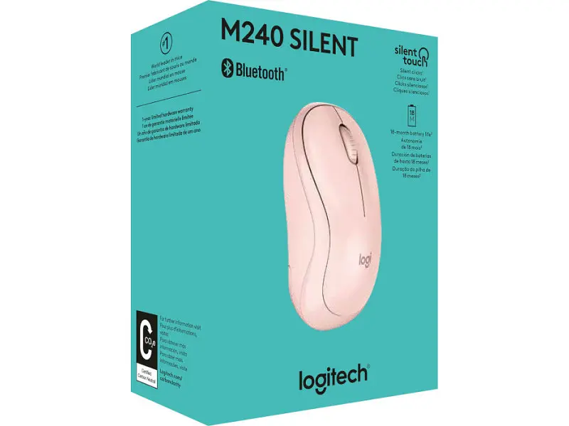 Миша Logitech M240 Rose (910-007121) - фото 6