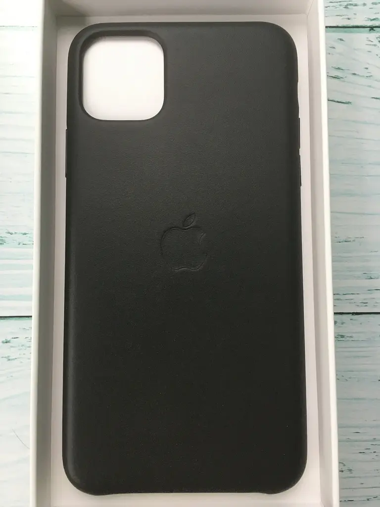 Шкіряний чохол-накладка Leather Case MWYE2ZM/A для iPhone 11 Pro (5.8") Black - фото 8