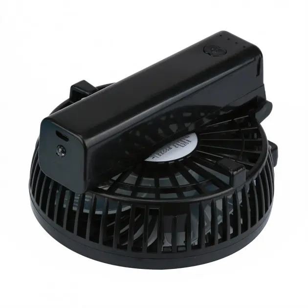 Вентилятор міні акумуляторний з ручкою USB діаметр 10см Handy Mini Fan чорний - фото 6