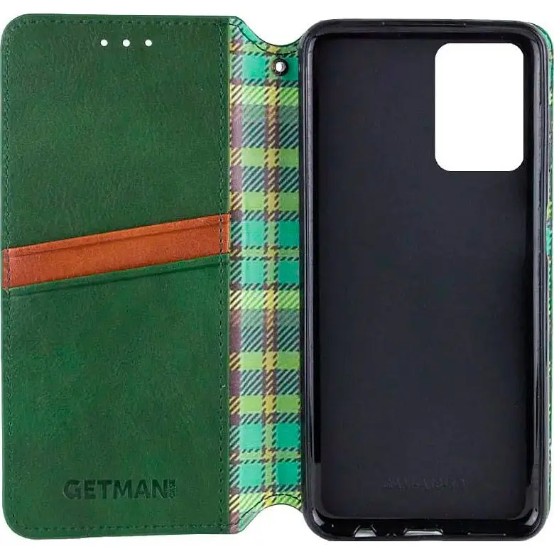 Чохол-книжка GETMAN Cubic Cover Case для Redmi 13C / Poco C65 Green [100965] - фото 4