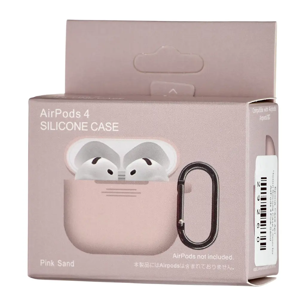 Чохол Silicone Case 1,2mm for AirPods 4 Pink Sand - фото 2
