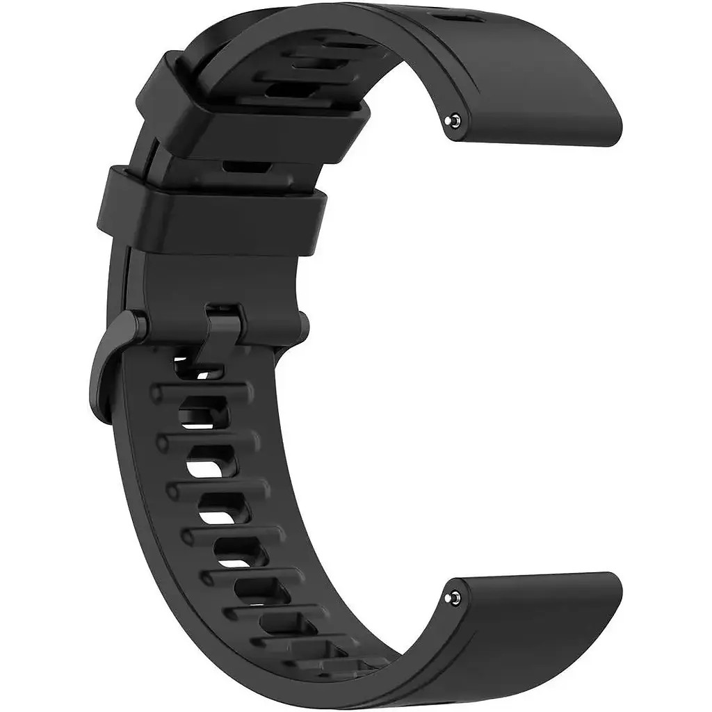 Ремінець для Amazfit GTR силіконовий швидкознімний металеві застібки - фото 2