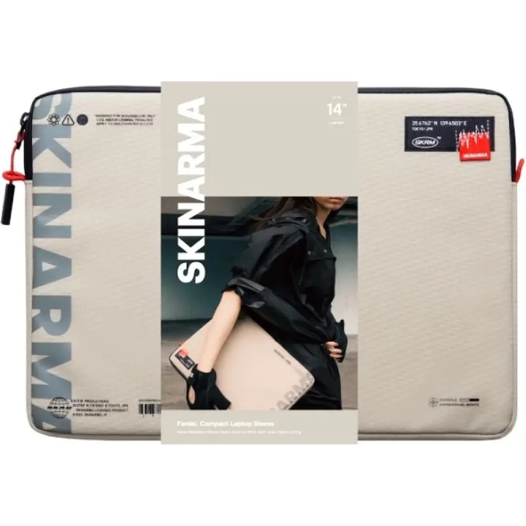 Чохол-кишеня Skinarma Fardel для Apple MacBook 13-14" кольору слонової кістки (SK-FARDEL14-IVORY) [175180] - фото 3