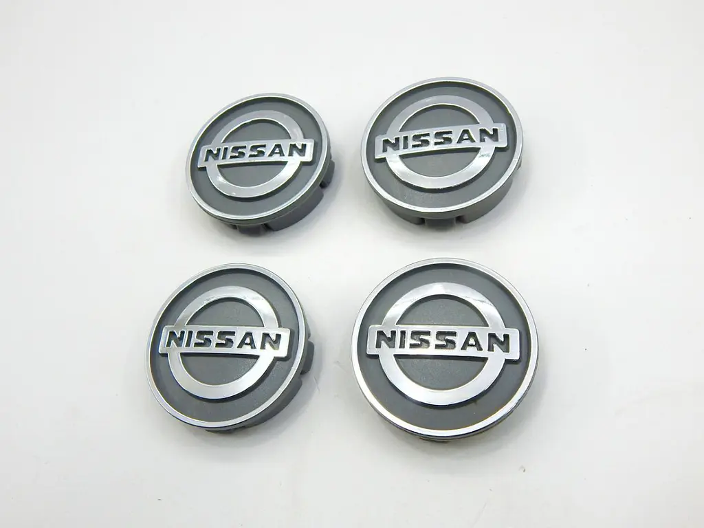 Емблеми коліс Nissan (Сірі + Хром) 59 мм (4 шт) - фото 2