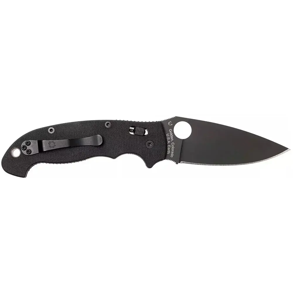 Ніж Spyderco Manix 2 XL Black Blade - фото 2