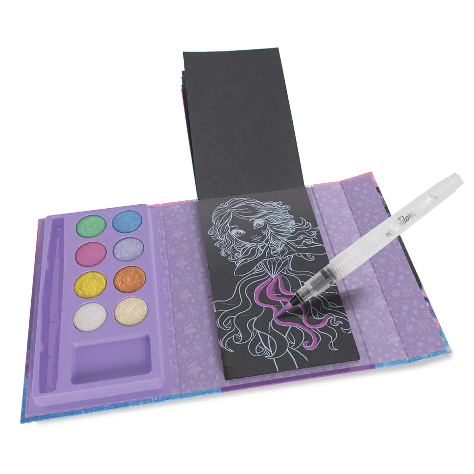 Набір для творчості Nebulous Stars Розмальовка з водою: Візьми в дорогу 11423 з пензликом для води - фото 4