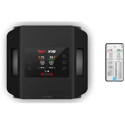 Зарядний пристрій для дрона iSDT X16,1100W x 2/20A x 2 Dual Channel (HP0015.X16) - фото 7