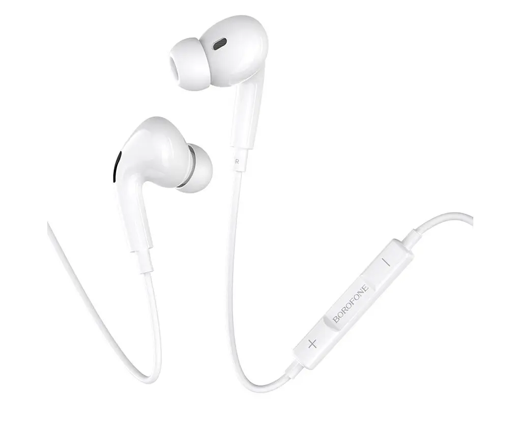 Наушники вакуумные Borofone BM30 Pro Type-C белые - фото 2