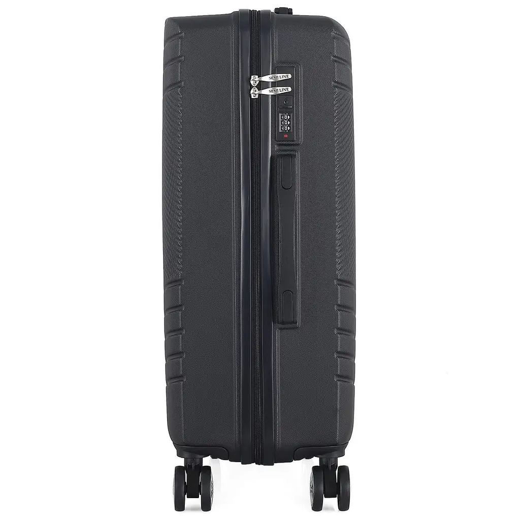 Чемодан Semi Line 24" M Black (T5789-2) - фото 3