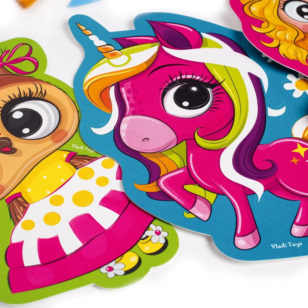 Набір для творчості Vladi Toys Glitter Art Казкові принцеси укр. мова (VT4501-10) - фото 4