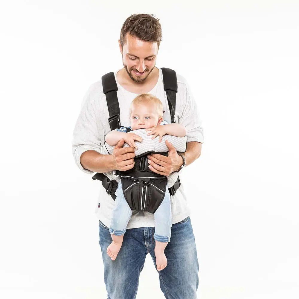 Рюкзак-кенгуру Hauck 4 Way Carrier Black, черный (58102-5) - фото 10