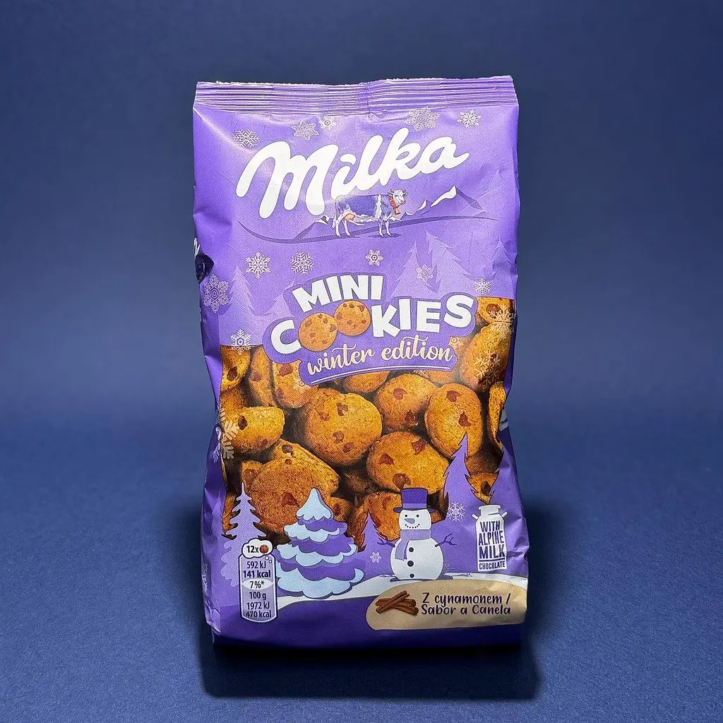 Печиво Milka Mini Cookies Cinnamon Winter Edition 250 г - фото 2