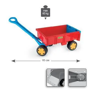 Ігровий візок Wader Гігант Фермер червоний (10950) - фото 3