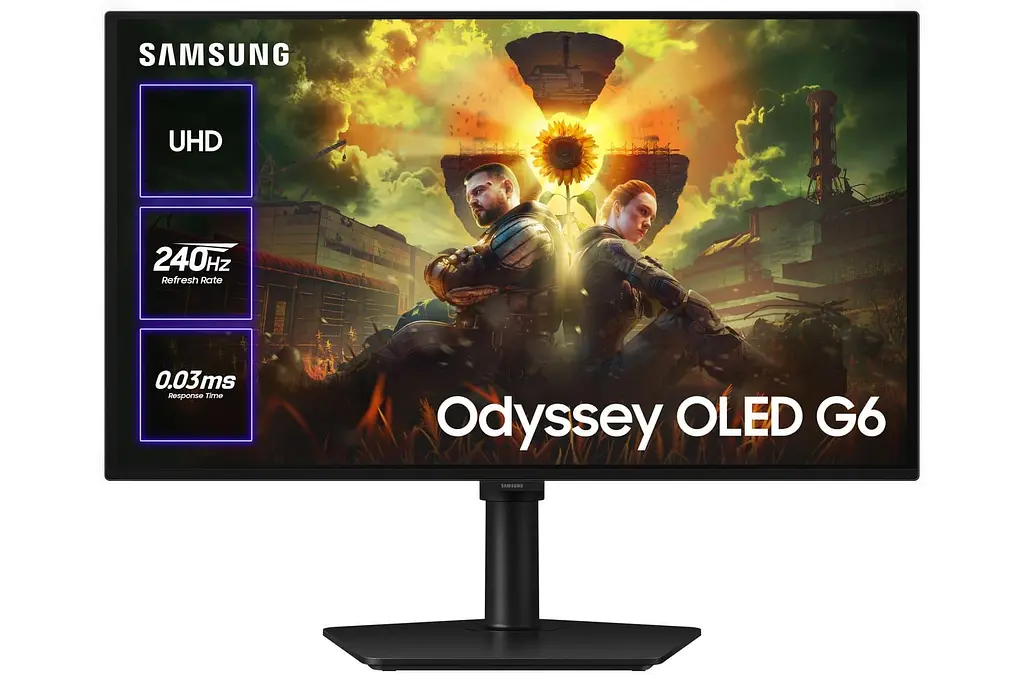 Монітор 27" Samsung Odyssey G6 (LS27HG610SIXUA) 2560x1440 (QHD, 2K) OLED 240 Hz