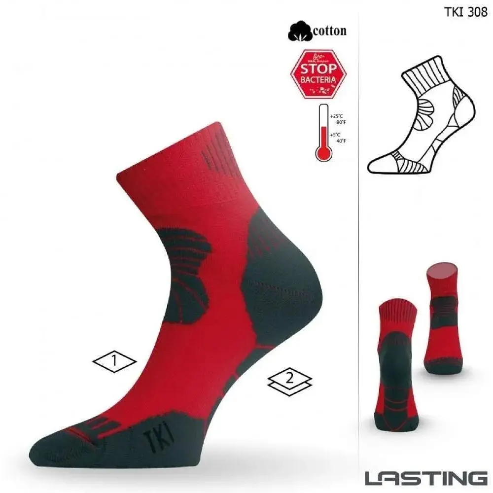 Носки Lasting TKI L Red/Black (1054-002.003.3174) - фото 2