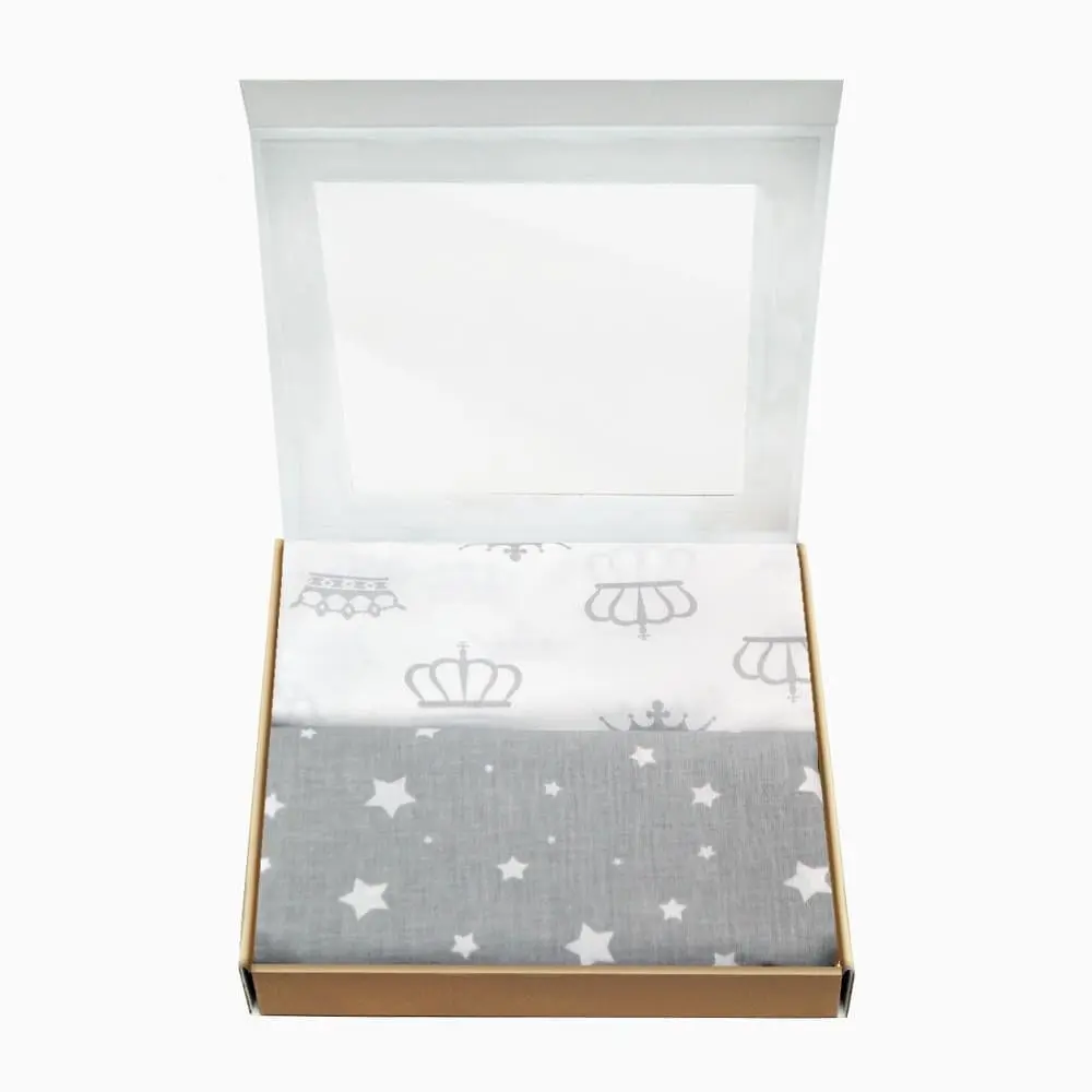 Багаторазові пелюшки дитячі STARS & CROWN 2шт COSAS (4822054041770) - фото 2