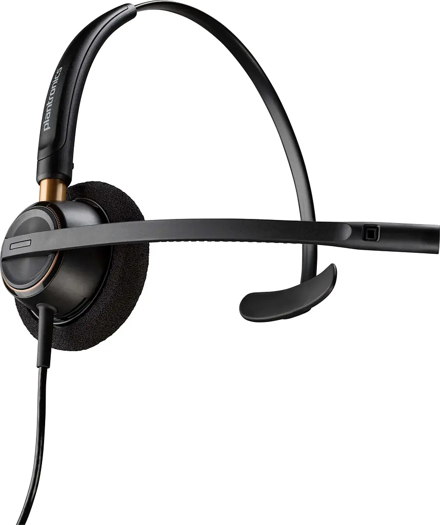 Гарнітура Poly комп'ютерна моно On-ear EncorePro 510 Quick Disconnect всеспрямований чорний (783Q2AA) - фото 4