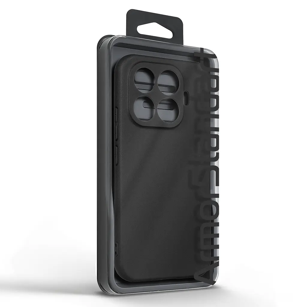 Чехол-накладка для смартфона Xiaomi 17T противоударный, силиконовый, термополиуретановый (ТПУ), с защитой камеры и корпуса, черный, защита всего корпуса, ArmorStandart (ARM90969) - фото 5