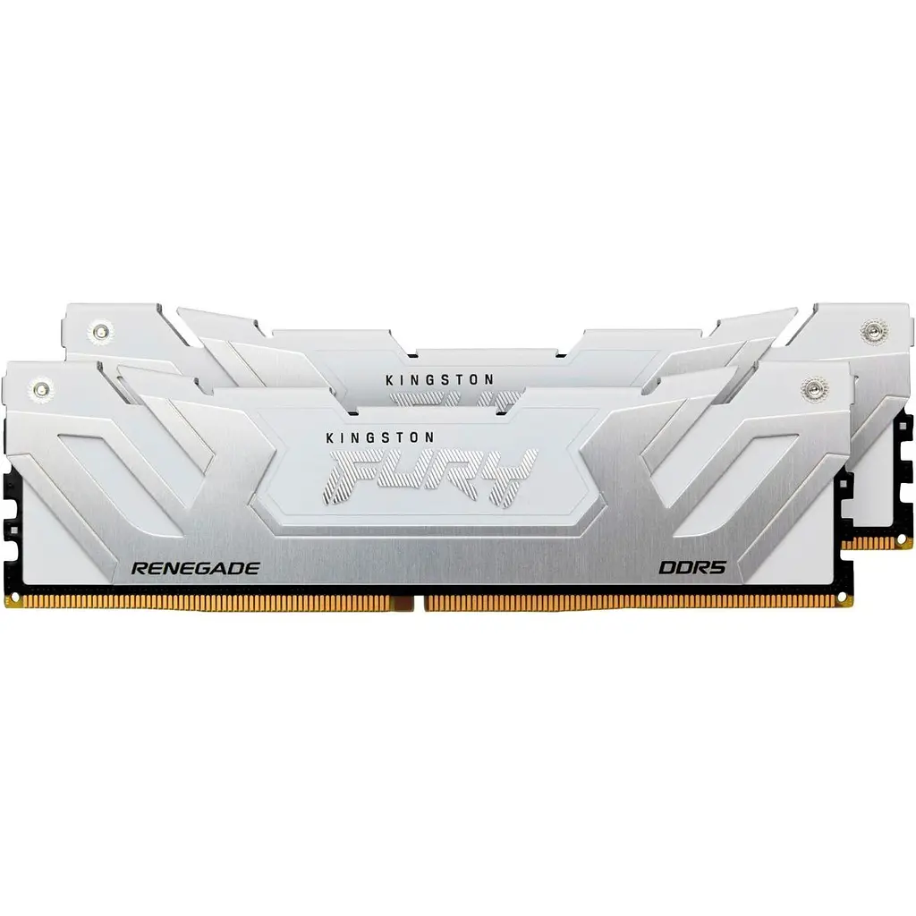 Модуль пам'яті DDR5 CUDIMM Kingston FURY Renegade 2x24GB 8800MHz White/Silver (KF588CU42RWK2-48) [175473] - фото 2