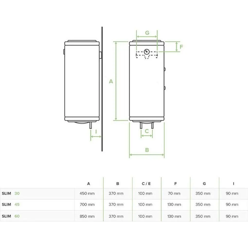 Бойлер Bandini Water Heaters SE 45 SLIM (SE0045C5VR337) [140049] - фото 6