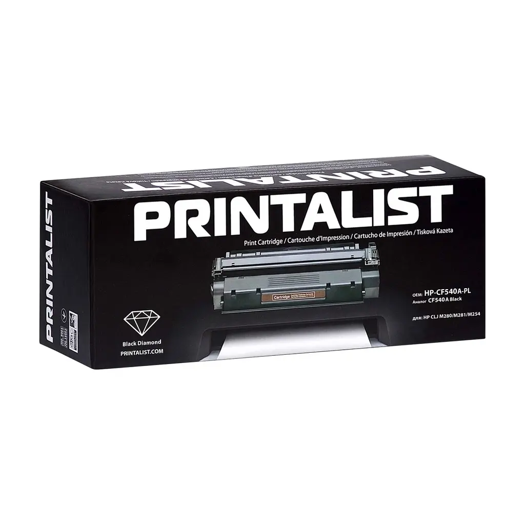 Картридж Printalist HP CLJ M280/M281/M254 CF540A Black (HP-CF540A-PL) - фото 2