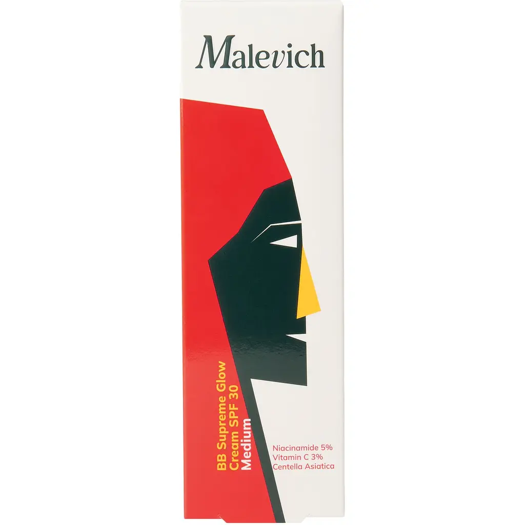 Сяючий ВВ крем Malevich SPF 30 Темний бежевий Supreme Lift Cream Geometric Firming
 50 мл   - фото 2
