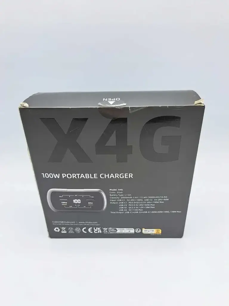 УМБ Imuto 20000 mAh usb-c pd 3.0 100W Б/у - фото 3