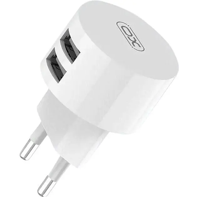 Сетевое зарядное устройство XO L62 2.4A/2USB White - фото 3