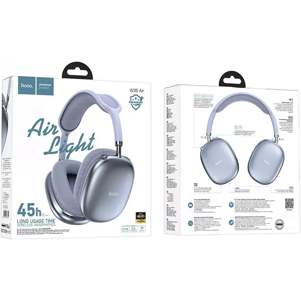Наушники Hoco W35 Air Triumph Blue [103187] - фото 3
