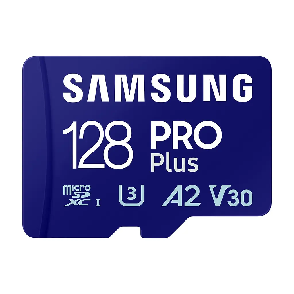 Карта пам'яті Samsung 128 GB microSDXC Pro Plus UHS-I U3 V30 A2 Class 10 + SD-adapter (MB-MD128SA/EU) - фото 2