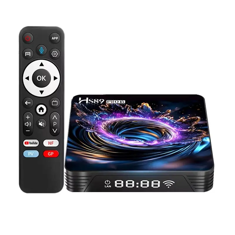 Смарт ТВ приставка Hugsun HS89 PRO15 2/16 Гб Smart TV Box Android TV 14 - фото 3
