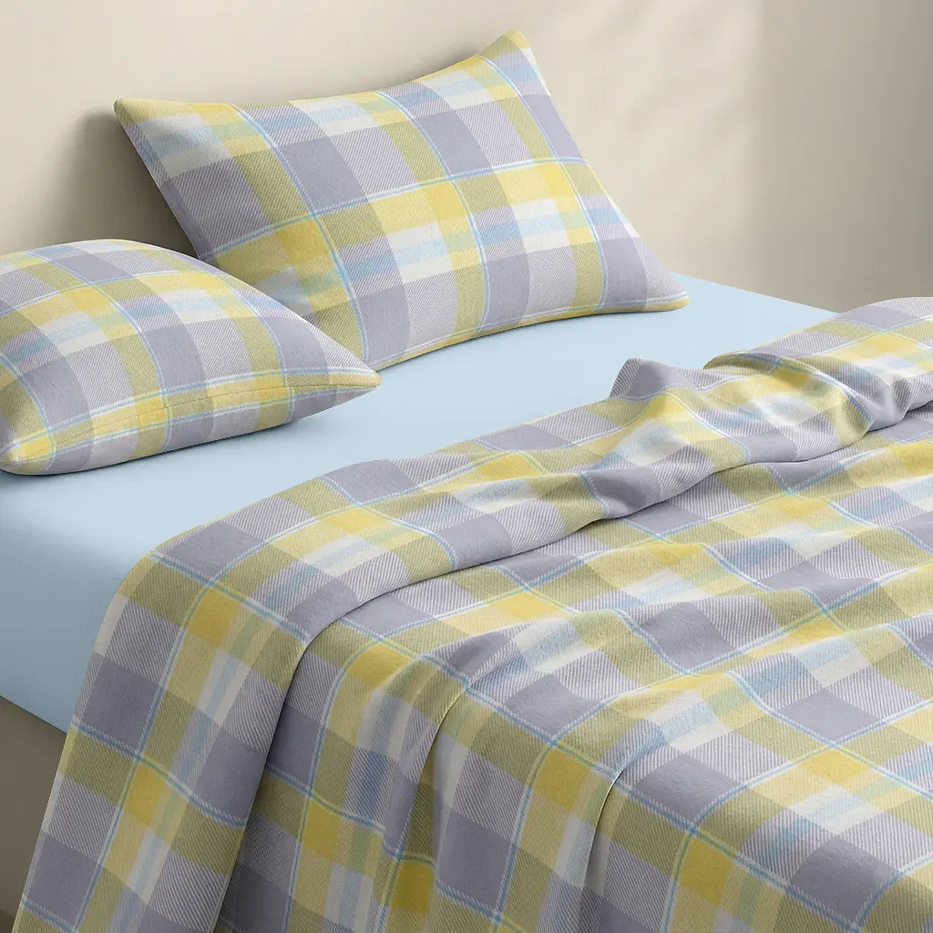 Дитяча постільна білизна фланель в ліжечко SUNRISE TARTAN CS1 COSAS (4822052500422) - фото 2