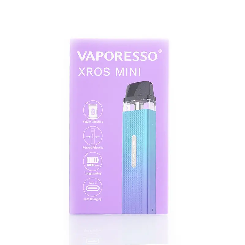 Под-система электронная сигарета Vaporesso XROS Mini Pod Kit 1000 mAh 2 ml Grape Purple (10259) - фото 6
