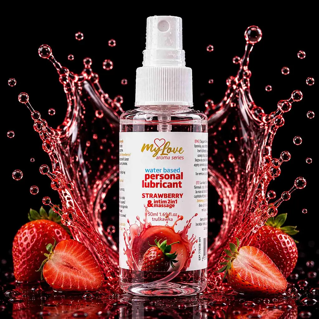 Лубрикант та масажний гель MyLove Aroma Series Strawberry 50 мл - фото 2
