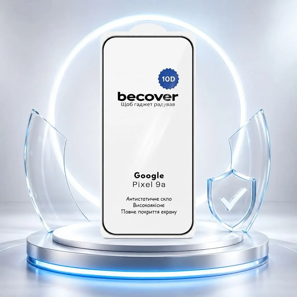 Скло захисне BeCover 10D Google Pixel 9a Black (715715) - фото 5
