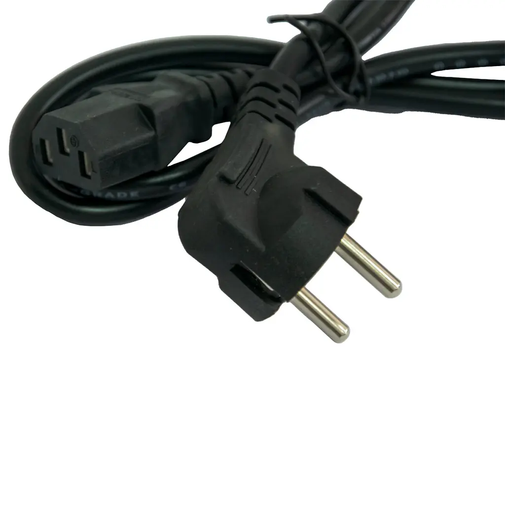 Кабель живлення CEE 7/7-C13 1.2 м, 10A 250V для комп'ютера, монітора, УПС - фото 5