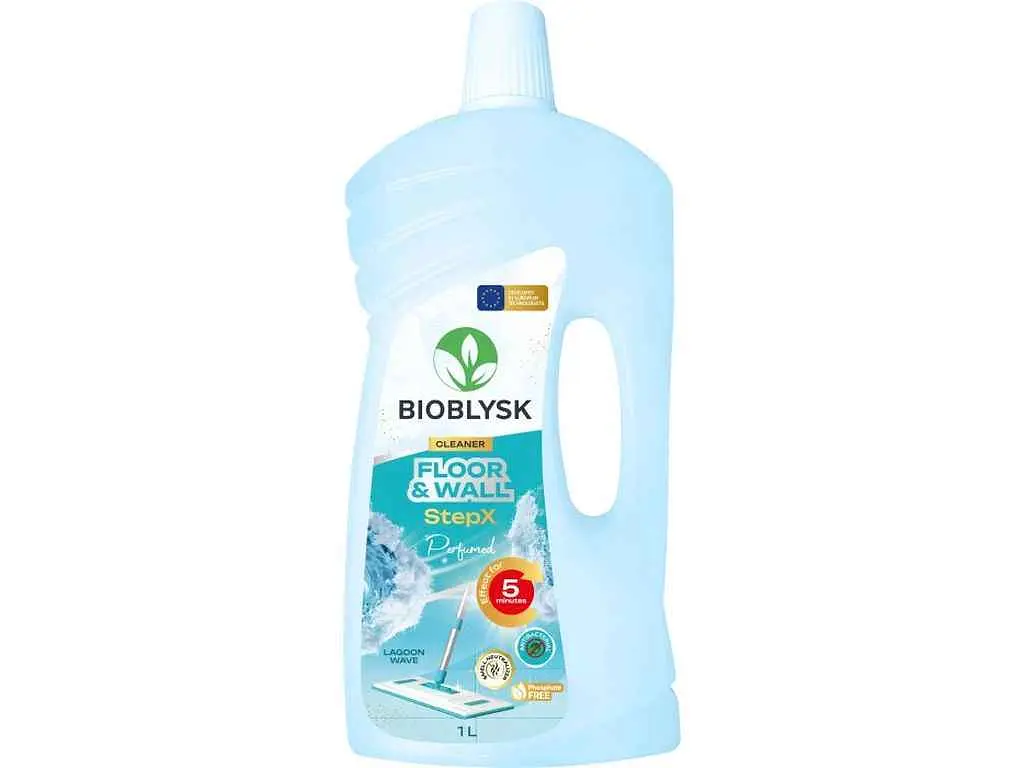 Засіб для миття підлоги BIOBLYSK 1л та стін ‘’StepX Lagoon Wave’’