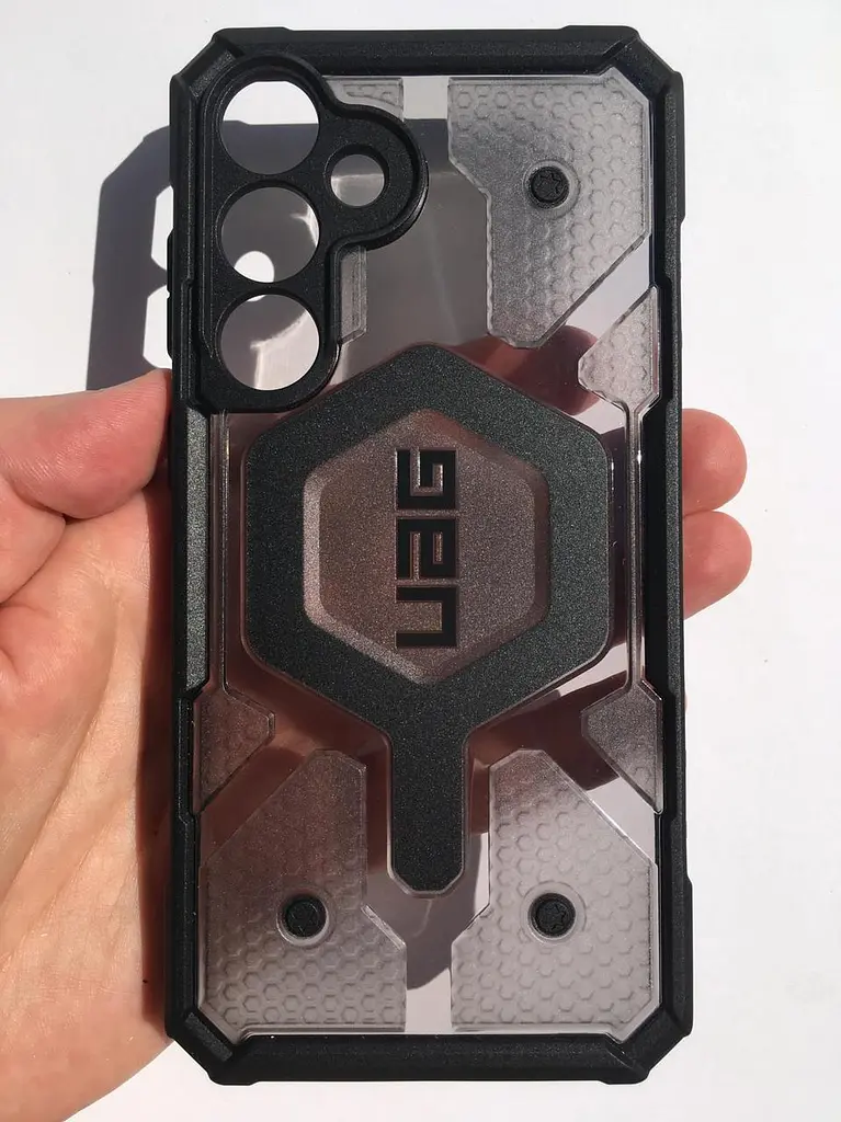 Оригінальний протиударний чохол для Samsung Galaxy S24 FE (S9721) UAG Pathfinder MagSafe Clear Ice 214456113131 - фото 9