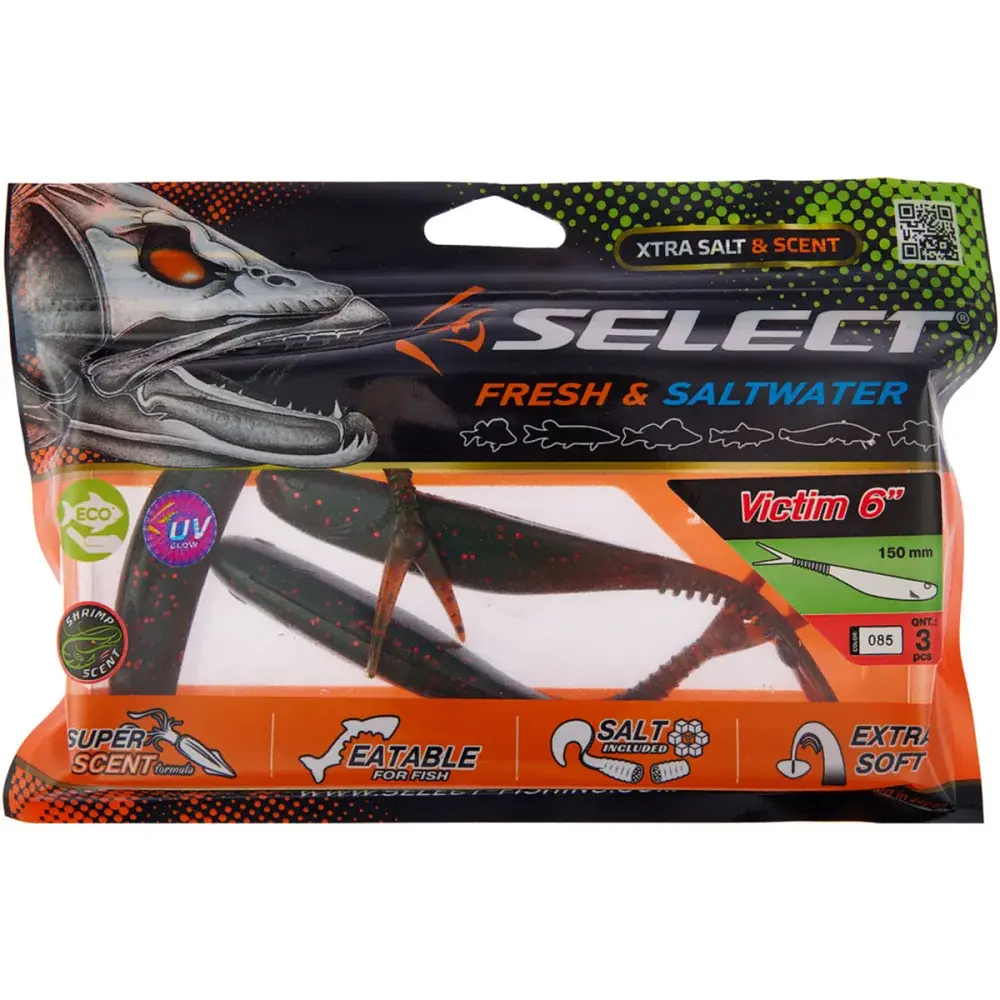 Силикон Select Victim V-Tail 6" #085 (3 шт/уп) - фото 2