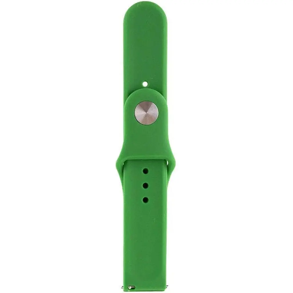 Універсальний ремінець DK Silicone Band для Amazfit Bip 20mm Green [139834] - фото 2