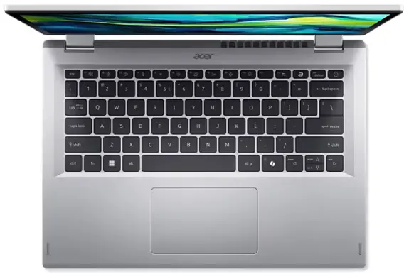 Ноутбук Acer Aspire Go Spin AGSP14-31PT 14 WUXGA IPS Touch, Intel 3-N355, 16GB, F512GB, UMA, Lin, серебристый (NX.JBEEU.001) - фото 6