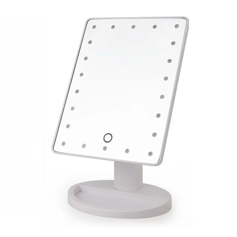 Біле Дзеркало з LED-підсвічуванням для макіяжу Magic MakeUp Mirror - фото 4