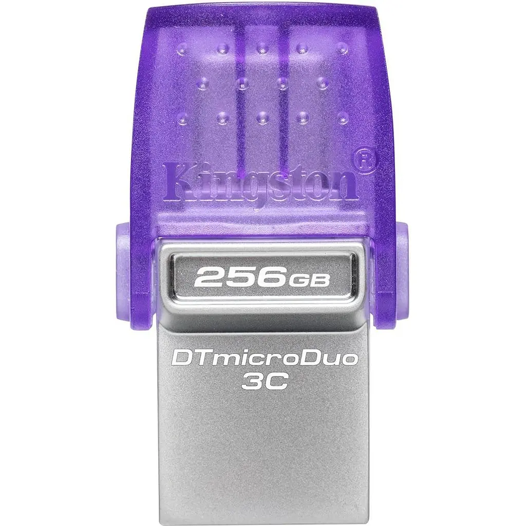 Флеш-накопичувач Kingston DT Duo 3C 256GB 200MB/s dual USB-A + USB-C (DTDUO3CG3/256GB) - фото 2