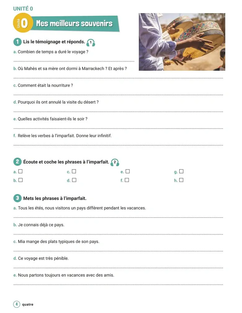 J'aime 4 (A2+) Cahier d'activités + Audio en ligne - Марія Стефану - фото 4