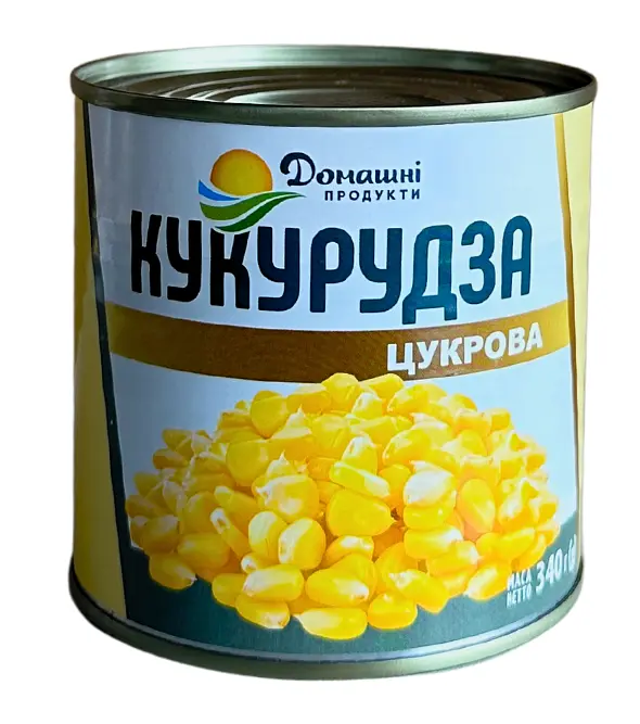 Кукурудза консервована ТМ "Домашні продукти", 340 мл