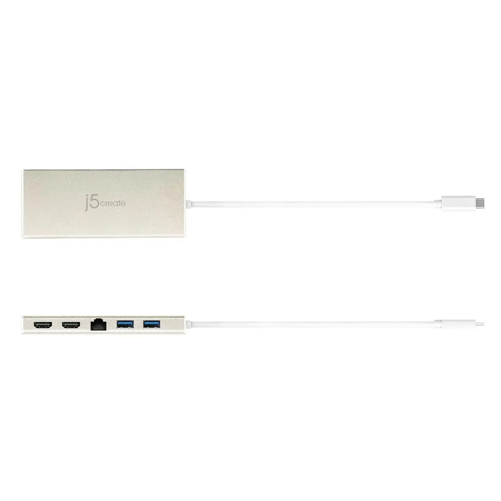USB-Хаб j5create JCD381-N, Type-C 6-в-1 (JCD381-N) - фото 3