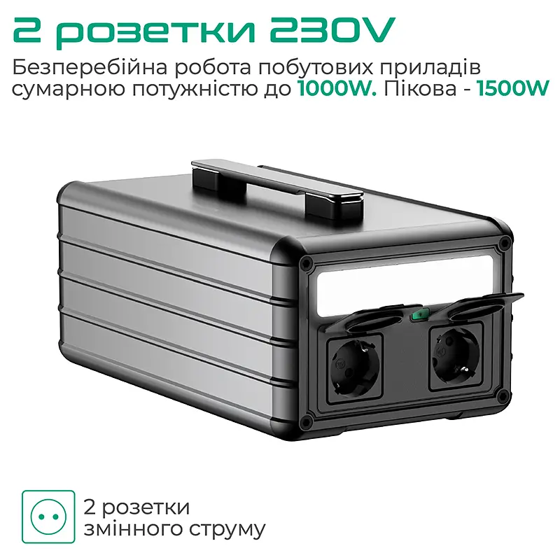 Зарядная станция Zendure SuperBase 1000M (1016 Вт/ч) 1000Вт - фото 9