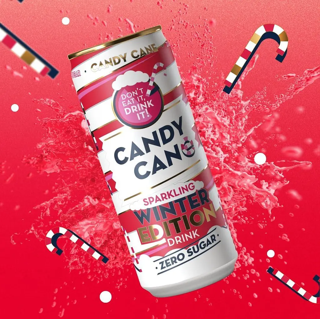 Газований напій Candy Can Limited Edition Winter Cane Flavour без цукру 330 мл - фото 2
