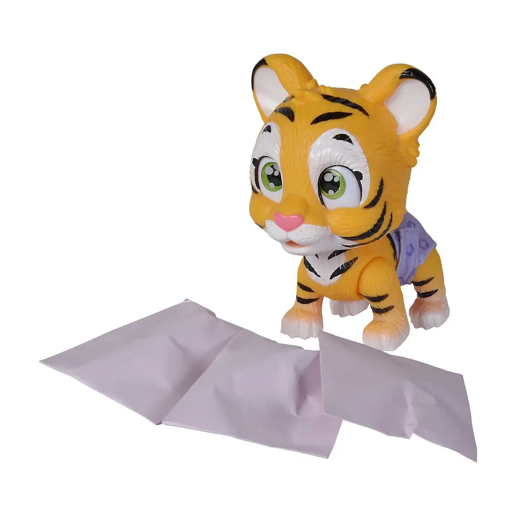 Ігровий набір Simba Pamper Petz Тигреня, що п'є і пісяє, з кольоровою лапкою, 3 аксесуари-сюрпризи (5953575) - фото 6